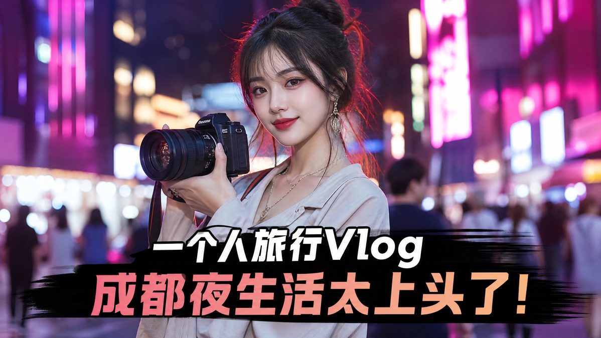 四虎城市夜景Vlog视频教程